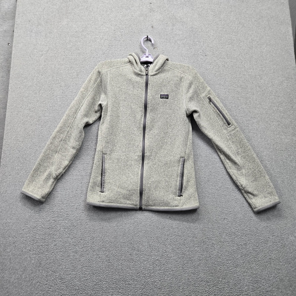 Patagonia Women Jacket S Gray Embroidered Logo Better Sweater